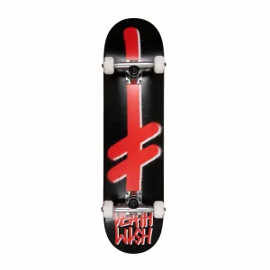 DEATHWISH GANG LOGO BLACK/RED COMPLETE (8")