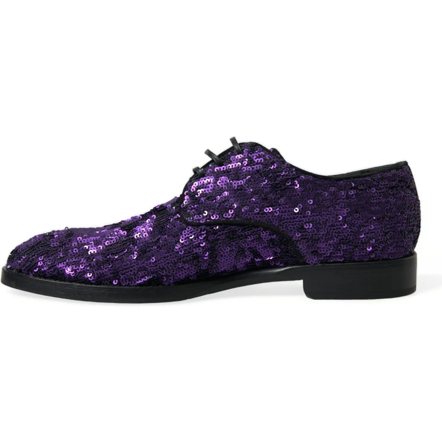 Dolce & Gabbana Elegant Sequined Oxford Dress Shoes