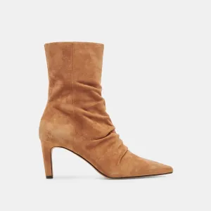 Dolce Vita Fernly Boots in Pecan Suede