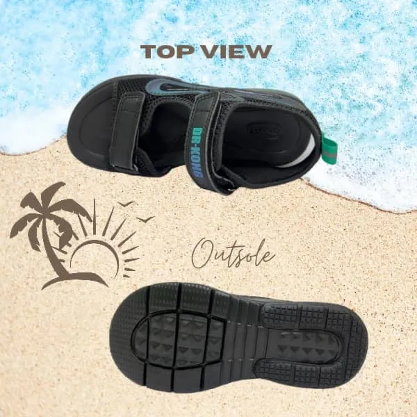 DR.KONG KIDS  TOTAL CONTACT SANDALS DK-S2000683-BLK(RP : $119)