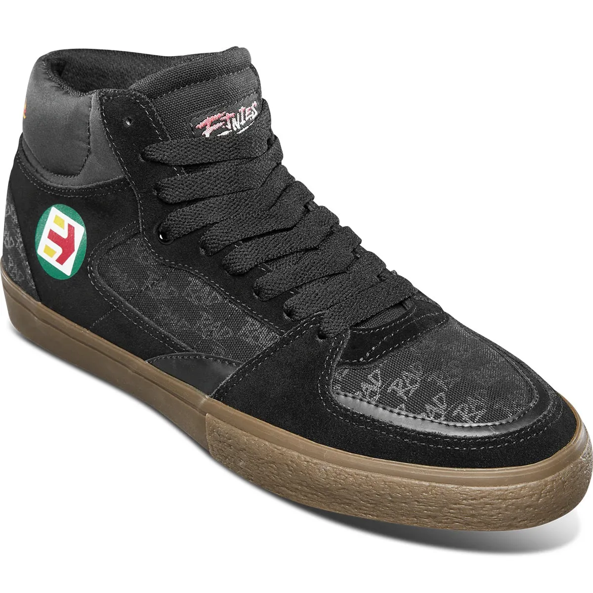 Etnies Shoes Screw Vulc Mid X Rad - Black/Gum