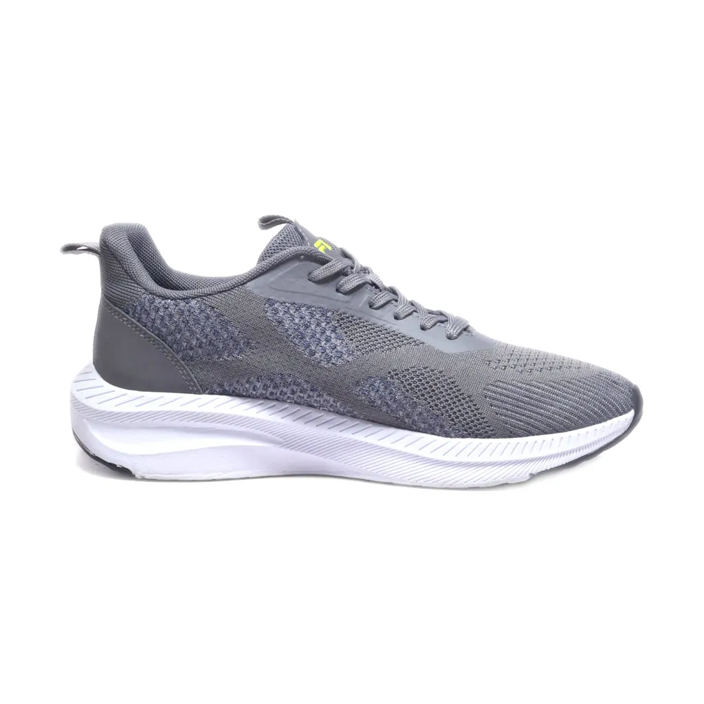 Fila Sport Shoes Fabric Grey Colour For Men