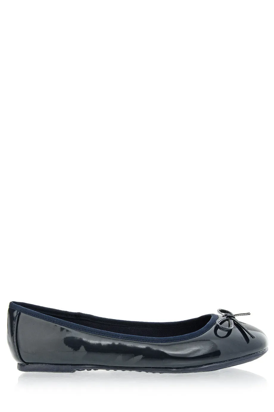 FRANCESCO MILANO ERMA Blue Patent Ballerinas