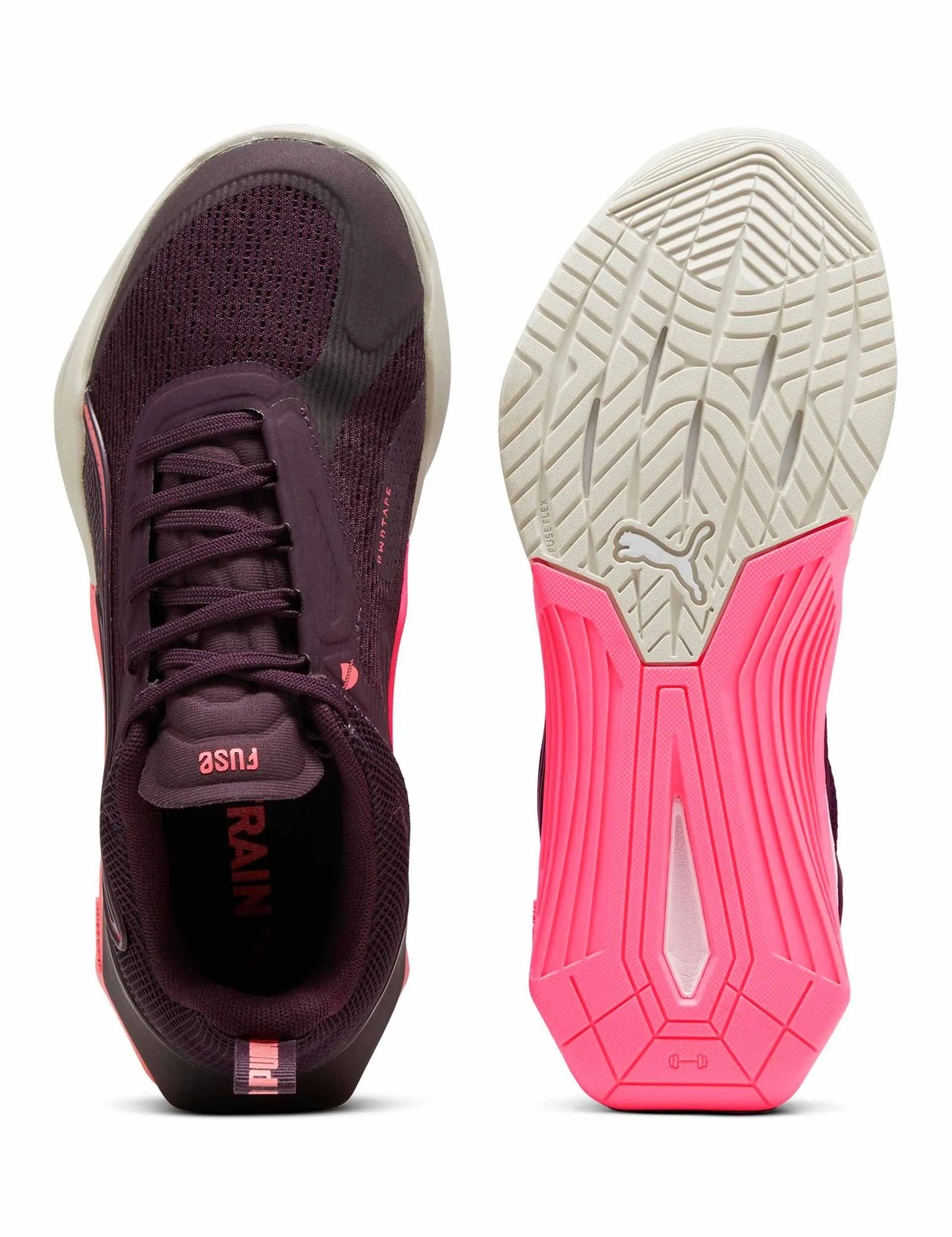 Fuse 3.0 Training Shoes - Midnight Plum/Vapor Grey/Sunset Glow