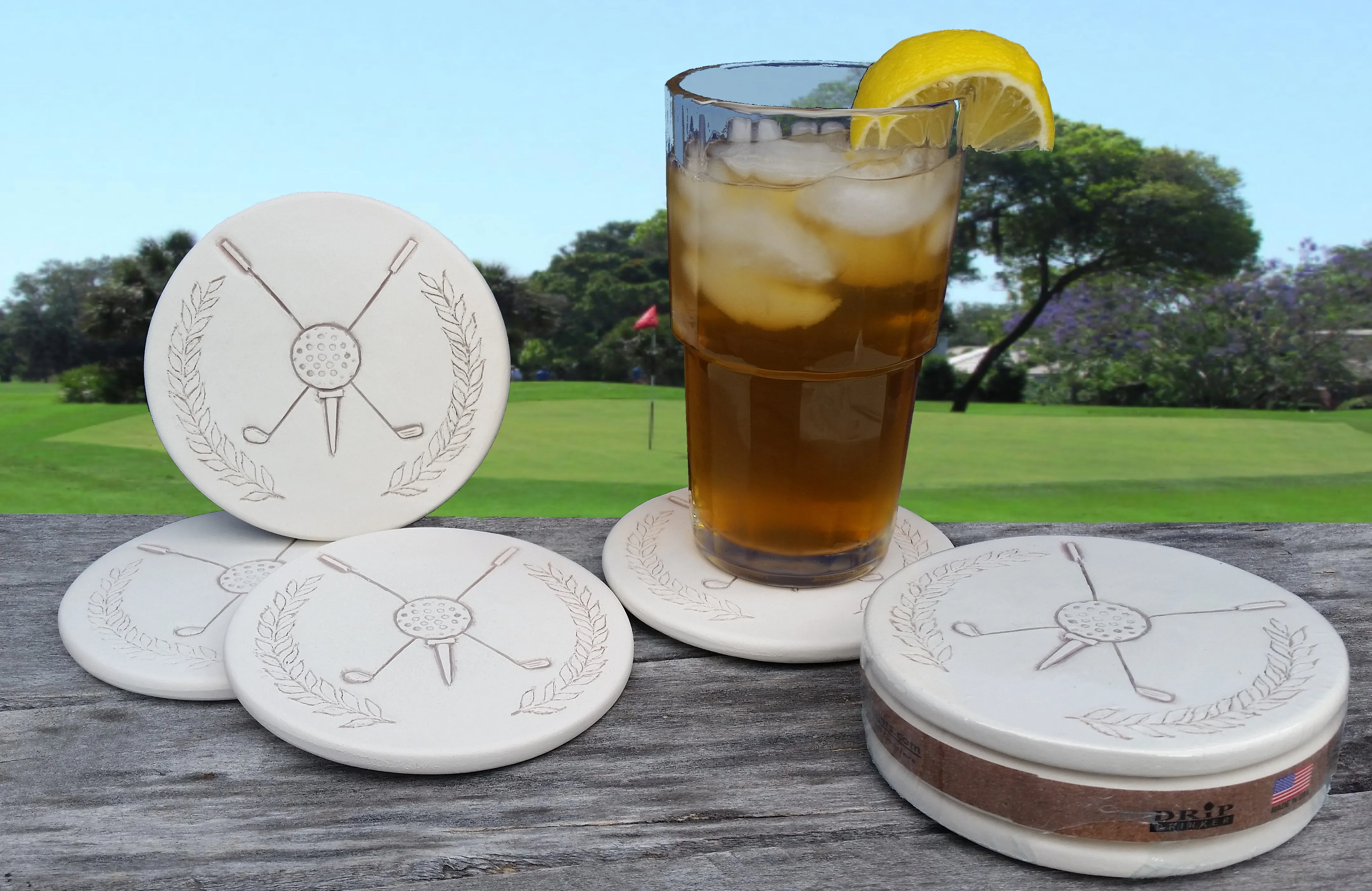 Golf Drink Coasters