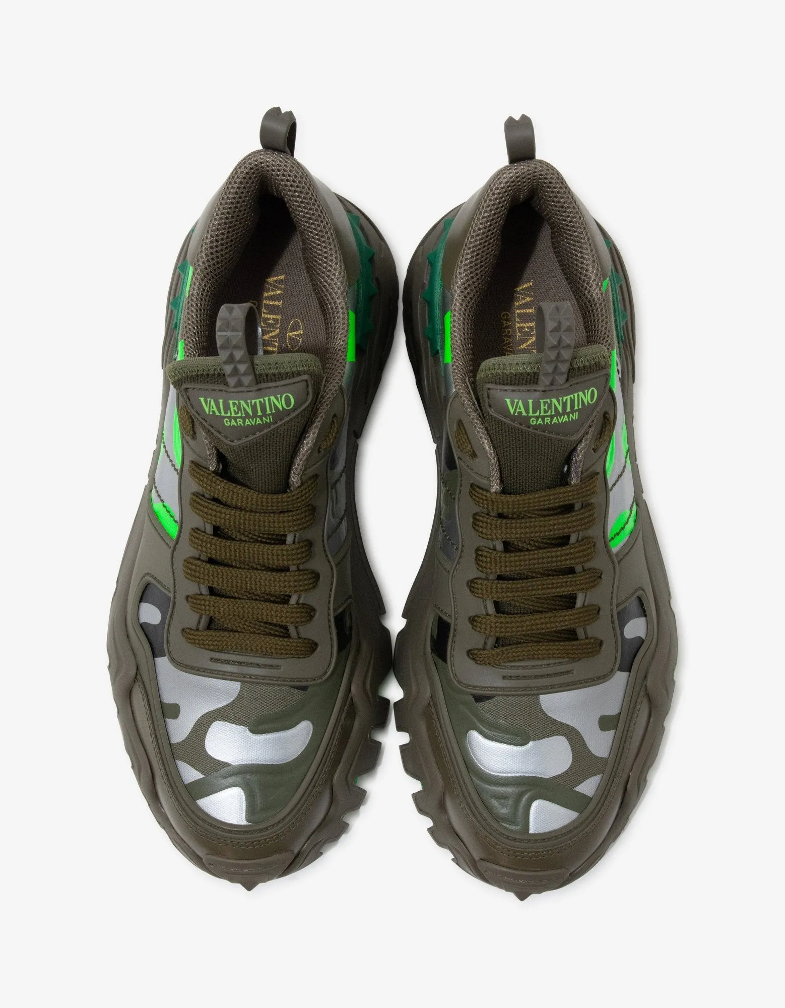 Green Camouflage Rockrunner Plus Trainers -