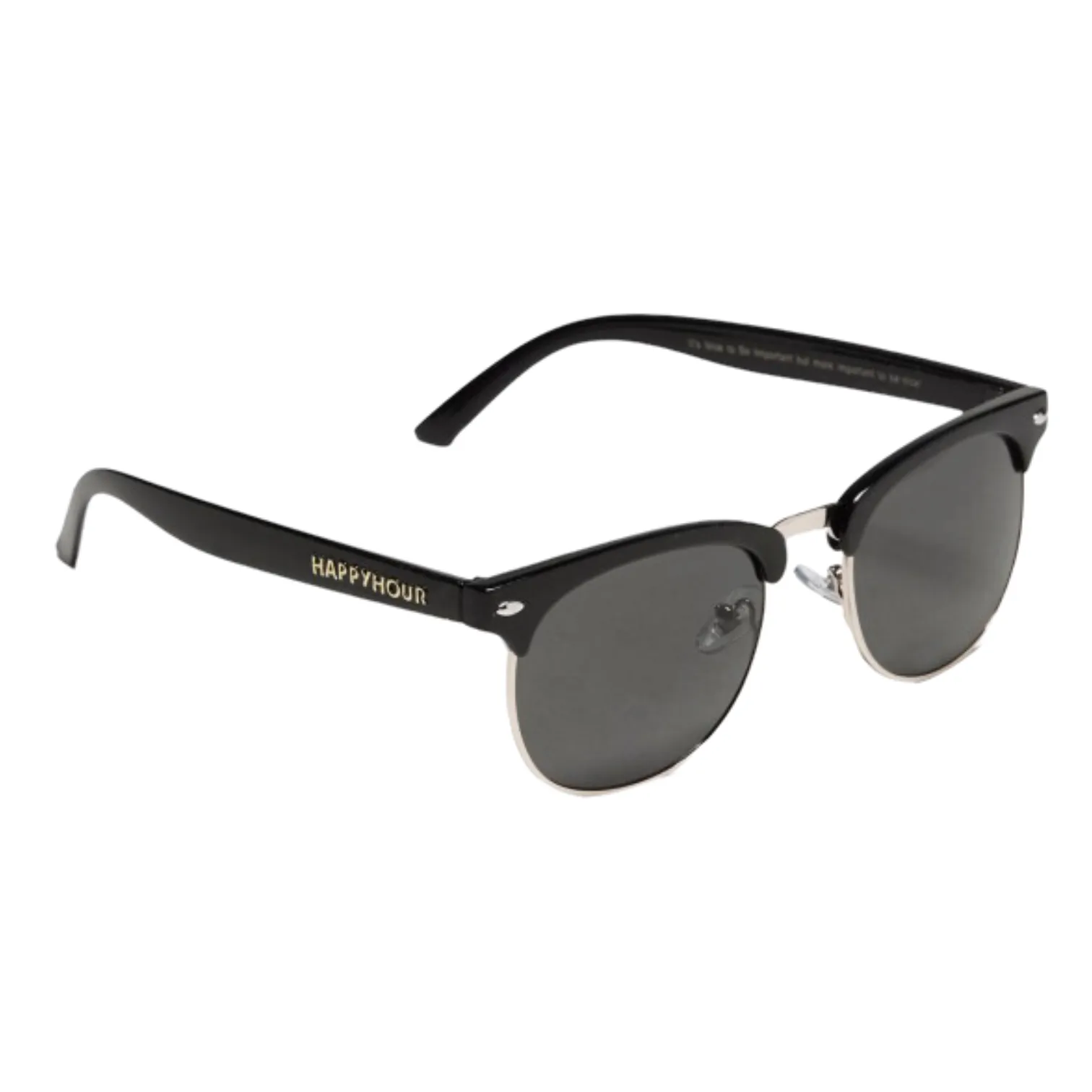 Happy Hour G2 Sunglasses Black Gloss/ Black Lens