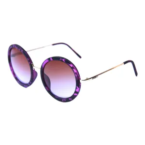 Happy Hour Shades | Squares | Matte Purple Tortoise | Gold | Amber Lens