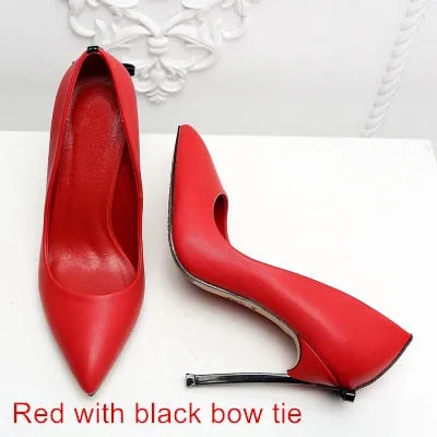 Heels for Women Wedding Shoes Woman High Heels Bridal Shoes With Bow Sexy Women Shoes High Heels Designer Women Pumps Stiletto