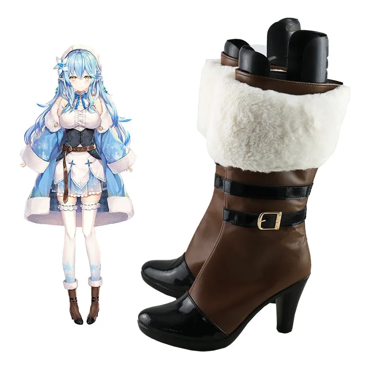 Hololive Virtual YouTuber Yukihana Lamy Cosplay Shoes