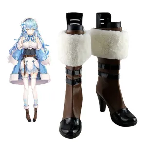 Hololive Virtual YouTuber Yukihana Lamy Cosplay Shoes