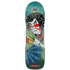 Hosoi 9" x 32.5" Lonny Hiramoto Samurai Turquoise Stain Skateboard Deck