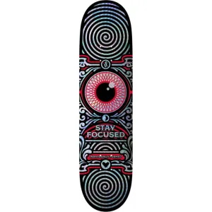 If Skate -Stay Focused - Red - Holographic Skateboard Deck