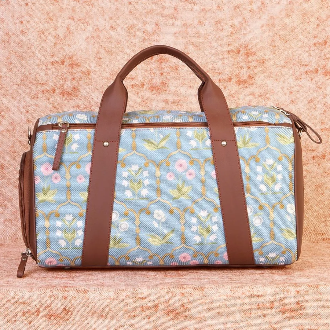 Jaipur Fresco Blue Medium Duffel Bag