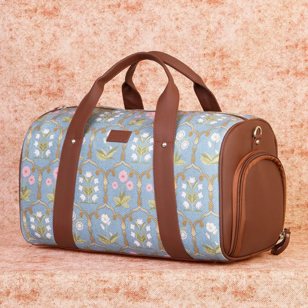 Jaipur Fresco Blue Medium Duffel Bag