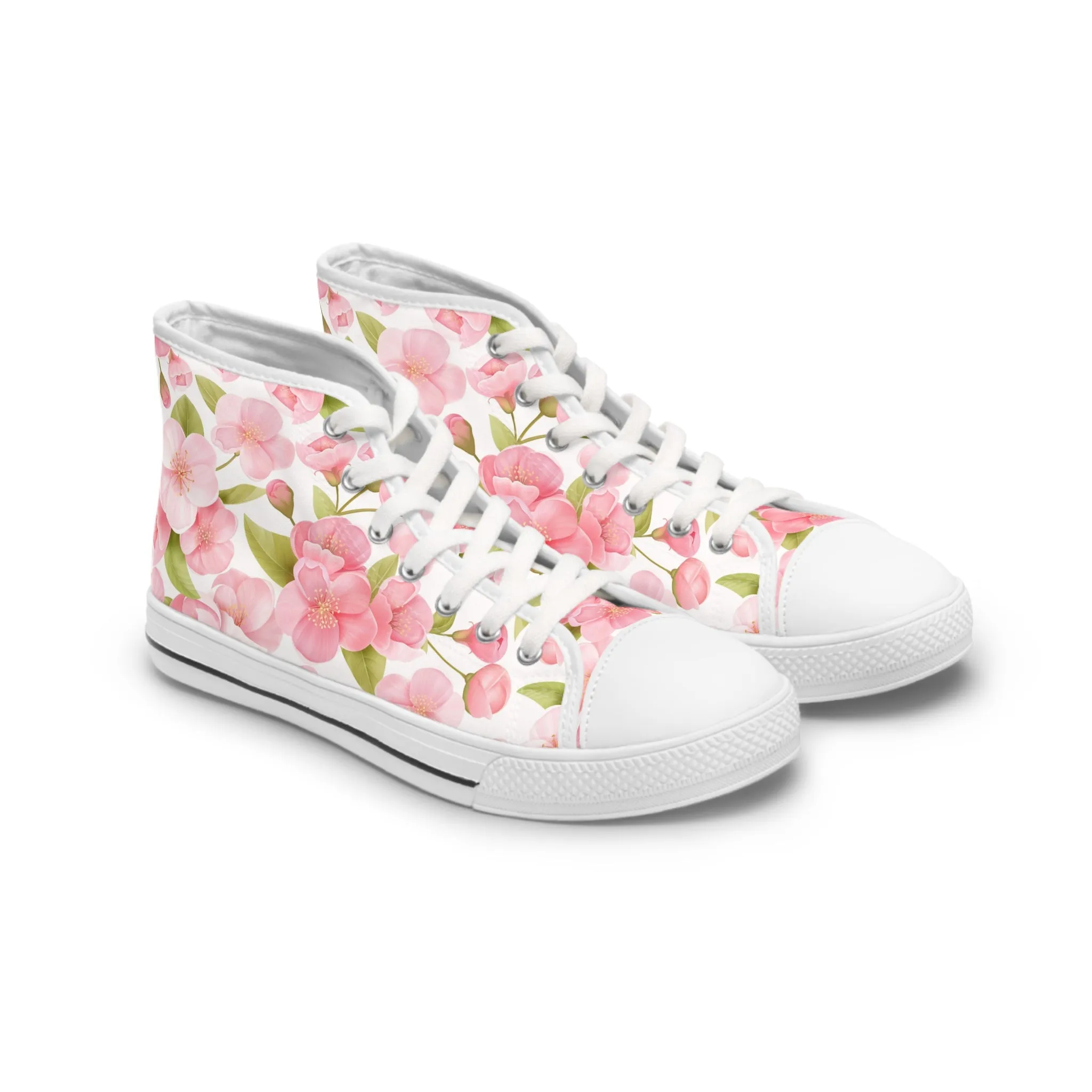 Japanese Cherry Blossom Women's High Top Sneakers