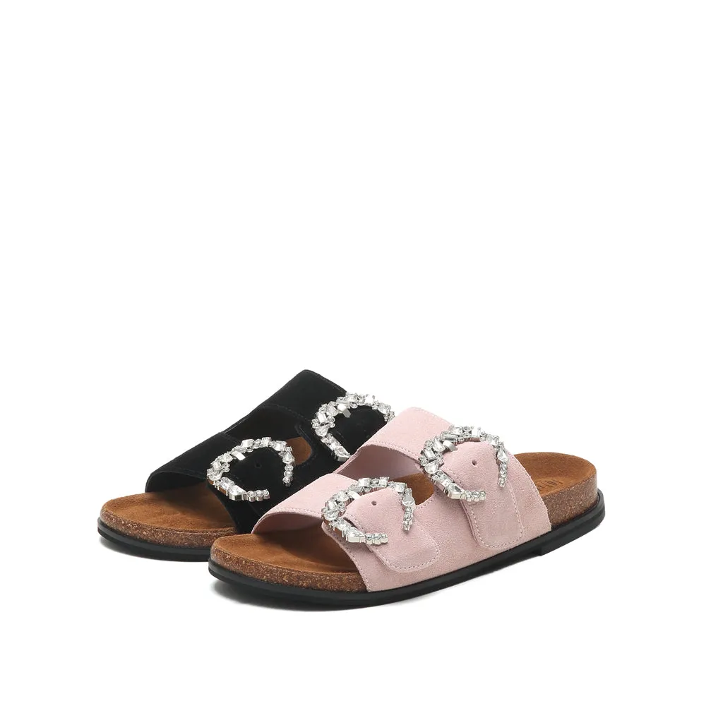 Joy&Peace Double Strap	Buckle Ditel Flat Sandals