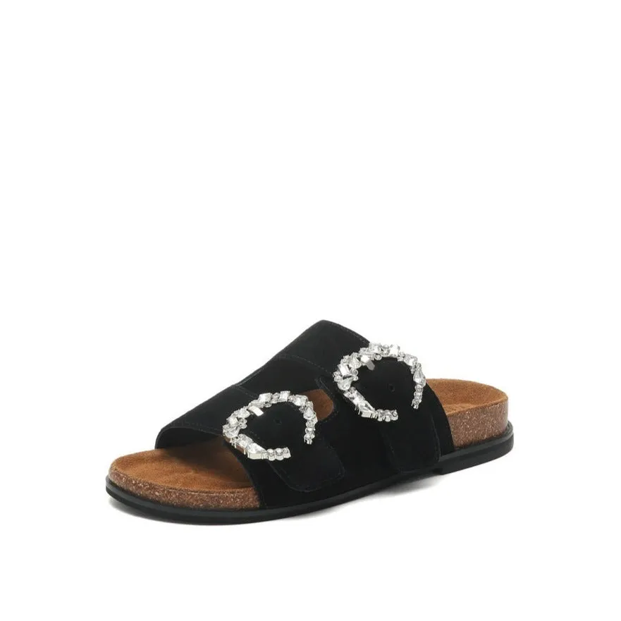 Joy&Peace Double Strap	Buckle Ditel Flat Sandals