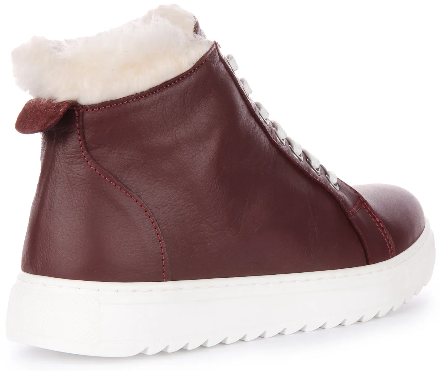 Justinreess England Leona In Maroon For Women