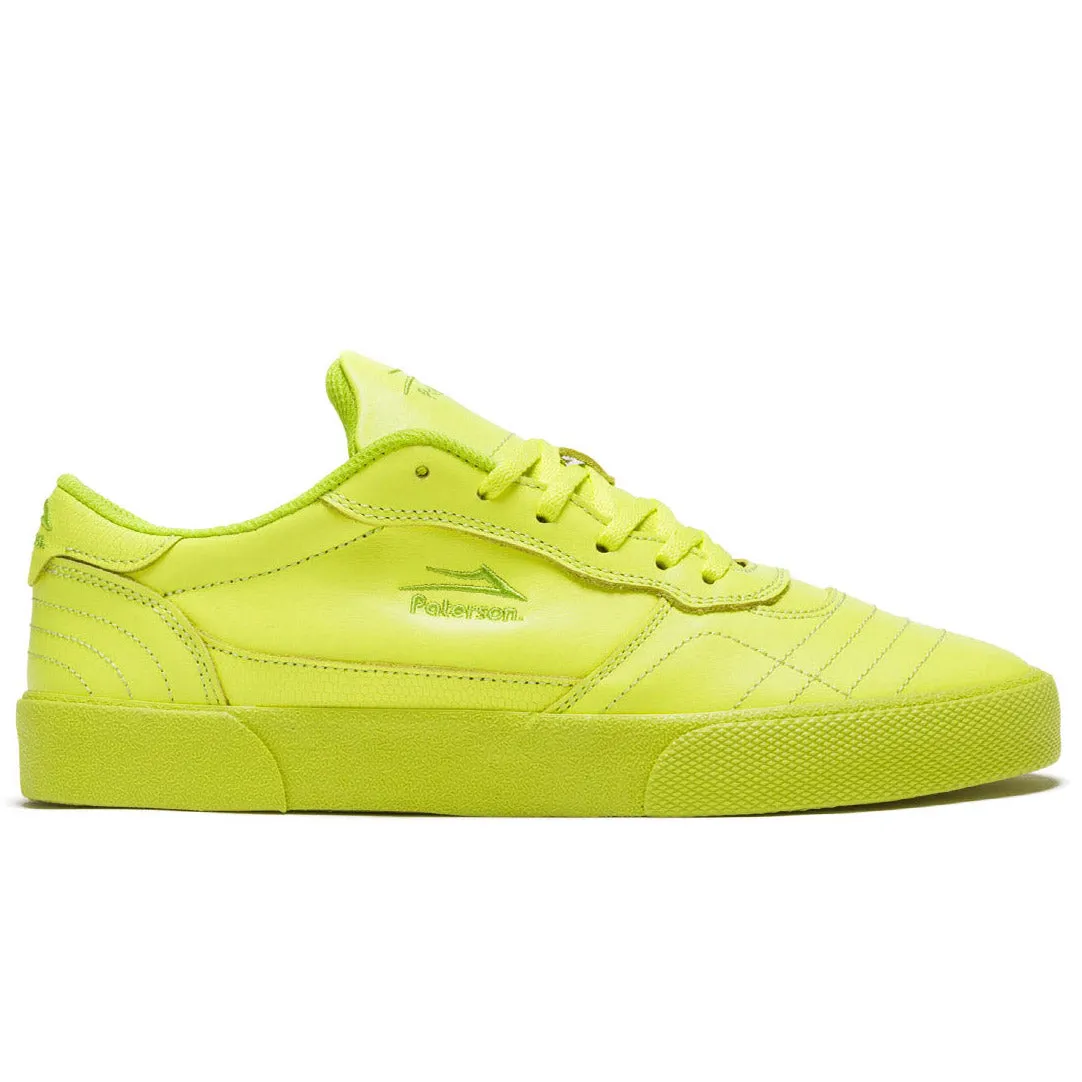 Lakai Cambridge Paterson Skate Shoes - Lime Leather