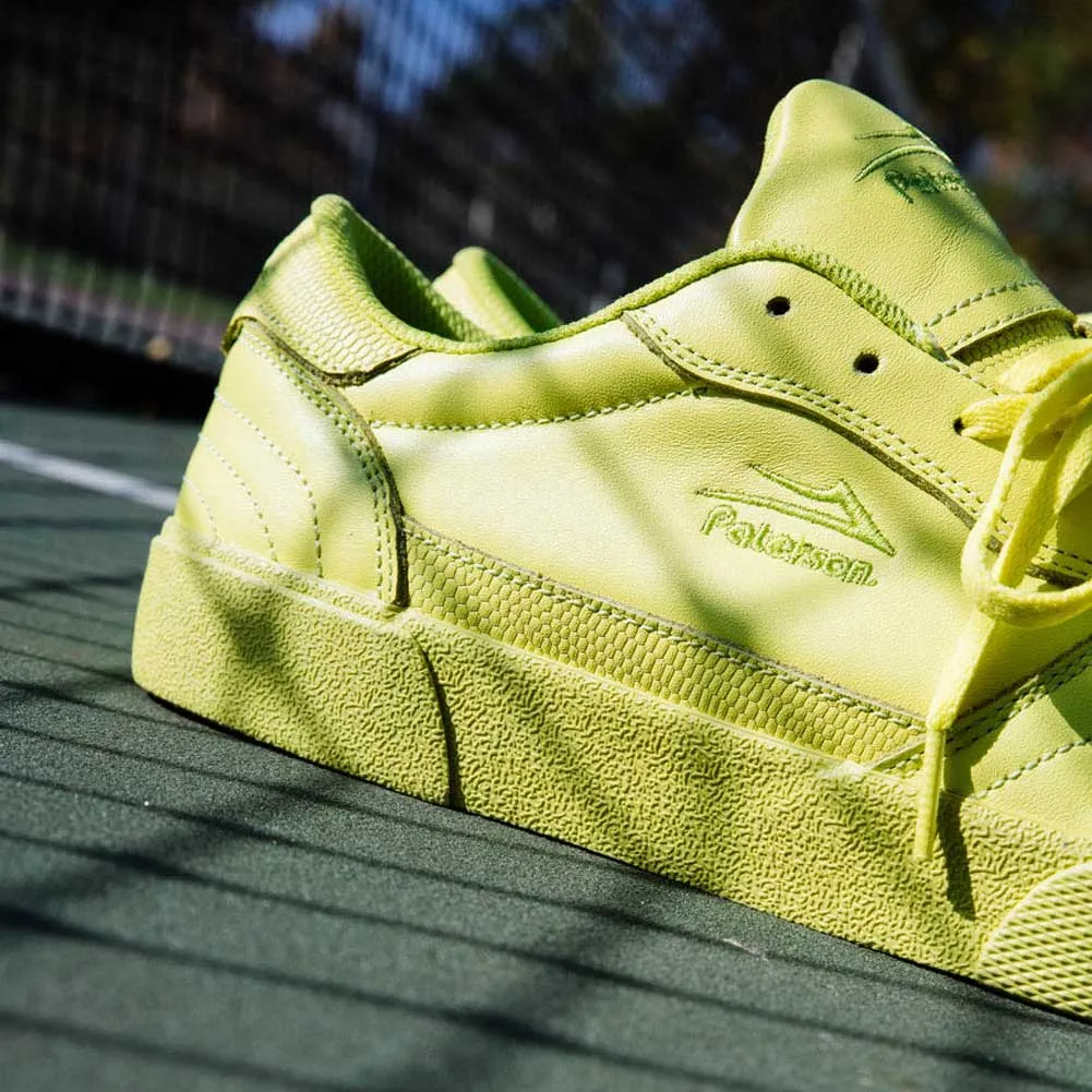 Lakai Cambridge Paterson Skate Shoes - Lime Leather