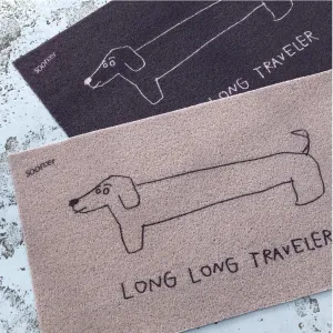 Long Long Dachshund Door mat