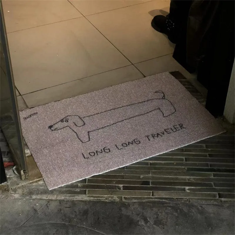 Long Long Dachshund Door mat