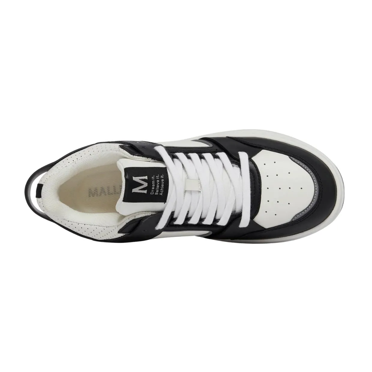 Mallet London Compton Black White Trainers