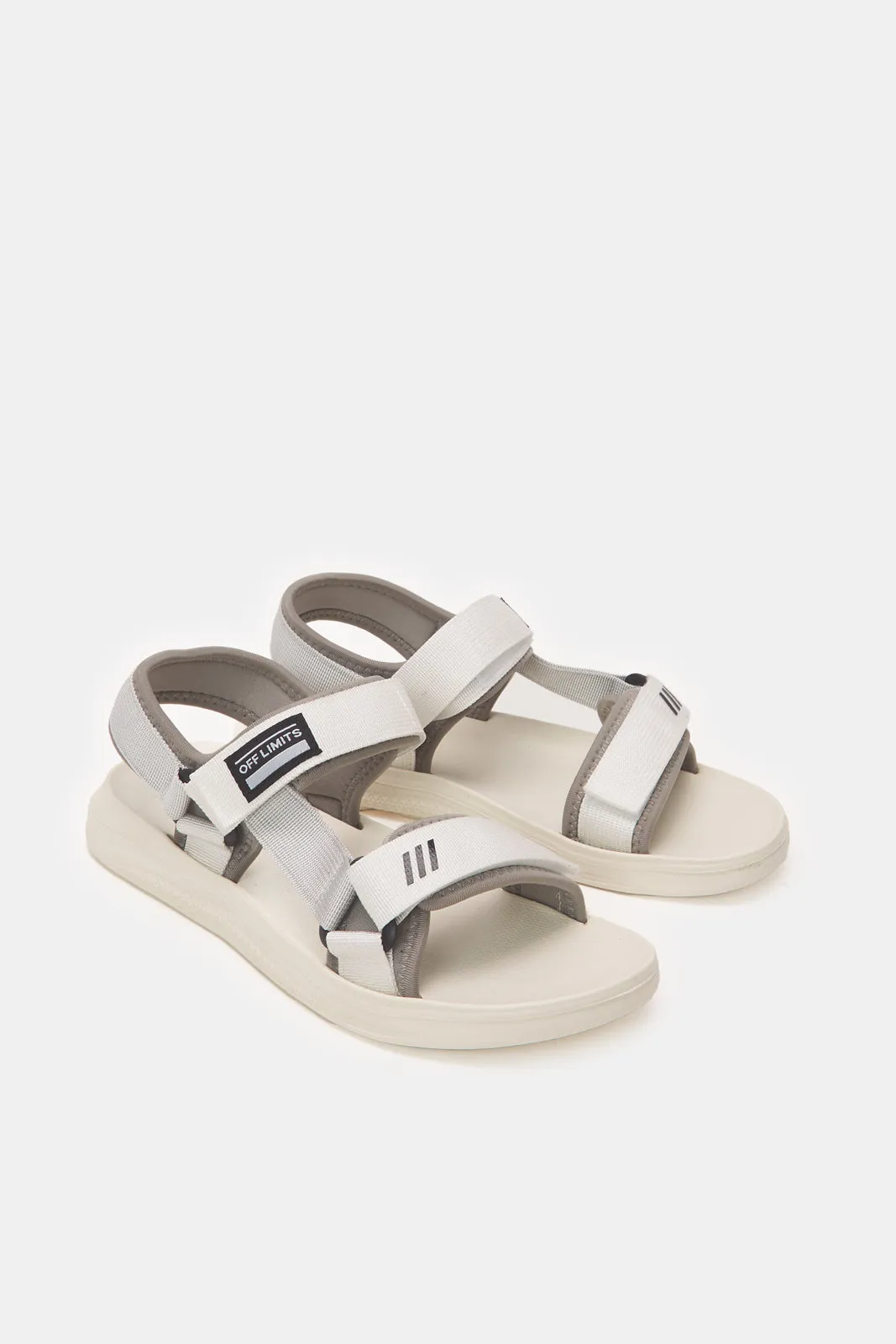 Men Beige Sports Sandal