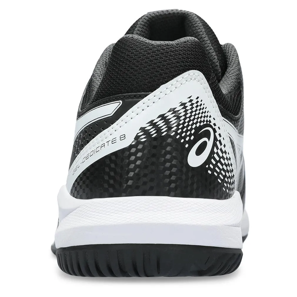 Men's Gel-Dedicate 8 Tennis Shoes Black and White