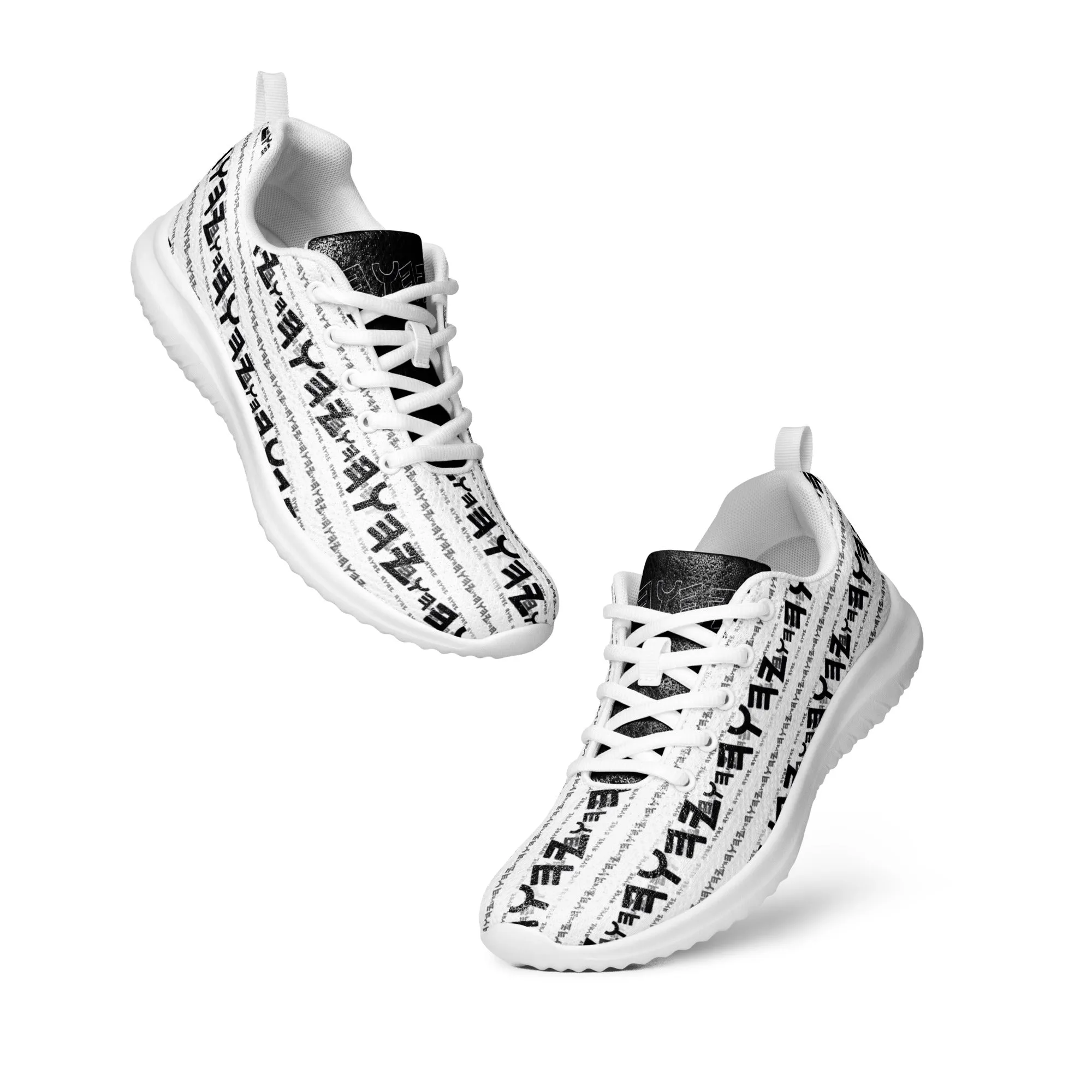 Most High God - Yahuah 01-01 White Men's Athletic Sneakers