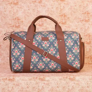 Mughal Garden Print Medium Duffel Bag