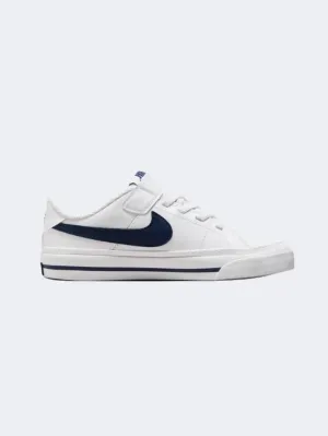 Nike Court Legacy Ps-Boys Lifestyle Shoes White/Navy