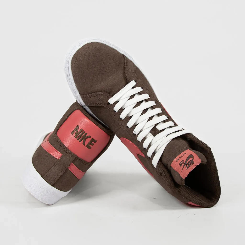 Nike SB - Blazer Mid Shoes - Baroque Brown / Adobe