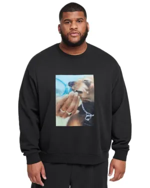 Nike SB Dawg Fleede Crew Neck - Black