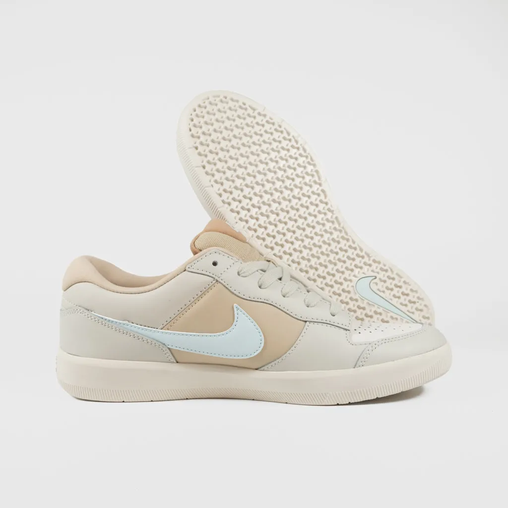 Nike SB - Force 58 Premium Leather Shoes - Light Bone / Glacier Blue