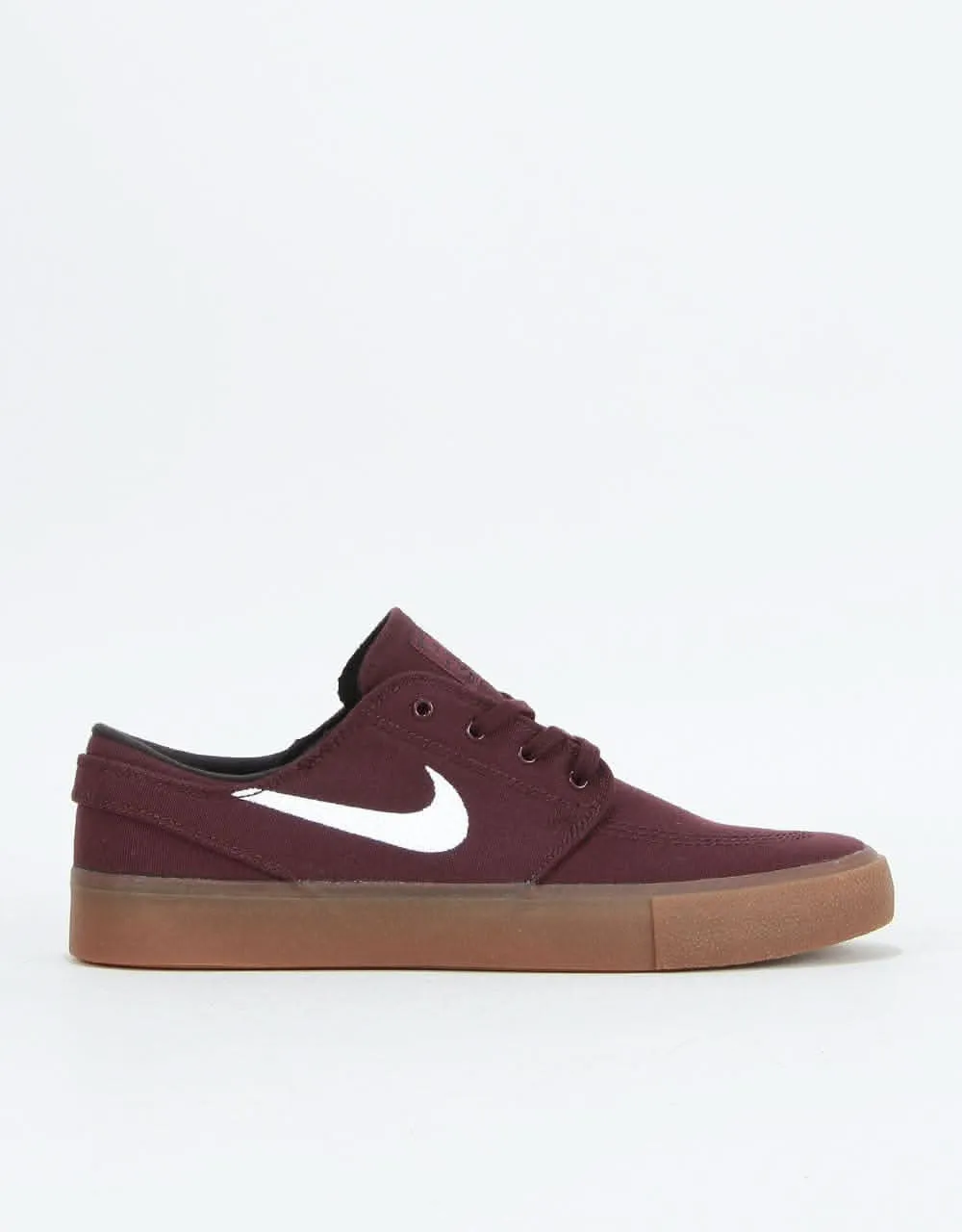 Nike SB Zoom Janoski RM Canvas Skate Shoes - Mahogany/White-Gum