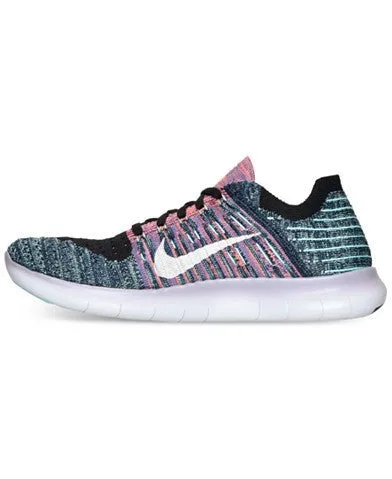 NIKE WOMENS FREE RUN FLYKNIT RUNNING SNEAKERS