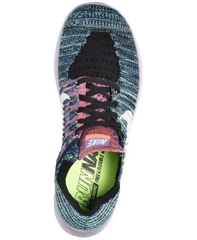 NIKE WOMENS FREE RUN FLYKNIT RUNNING SNEAKERS