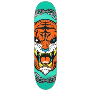 NO MASTERS Orange 8.25-inch Skate Deck