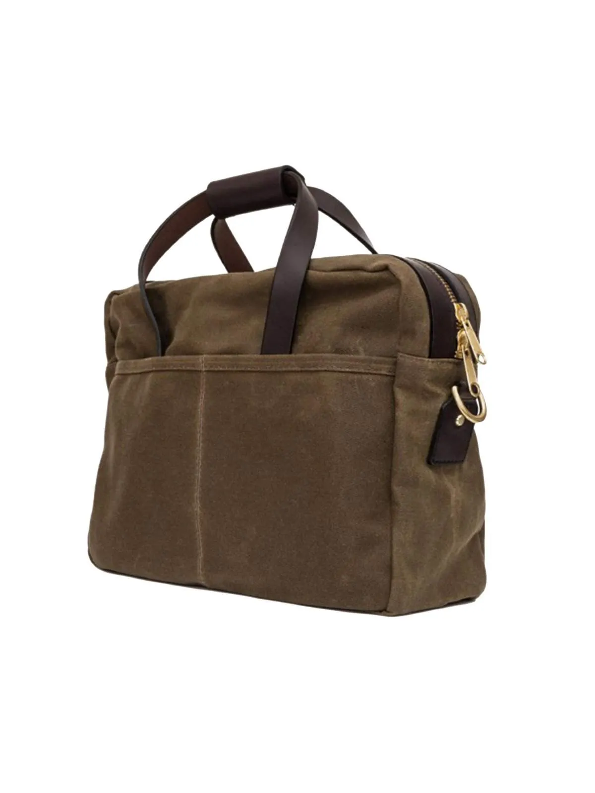 Oakstreet Bootmakers Waxed Canvas Utility Briefcase