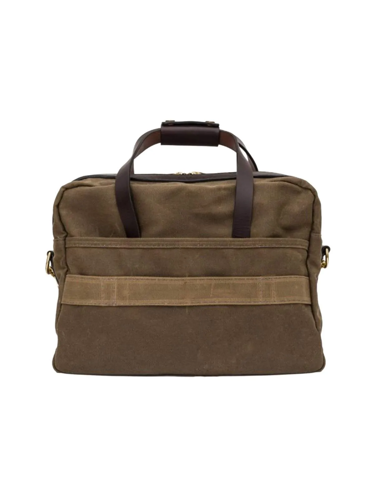 Oakstreet Bootmakers Waxed Canvas Utility Briefcase