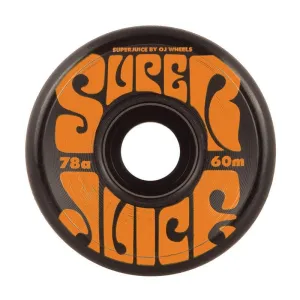 OJ 60mm 78a Super Juice Black Skateboard Wheels 4pk