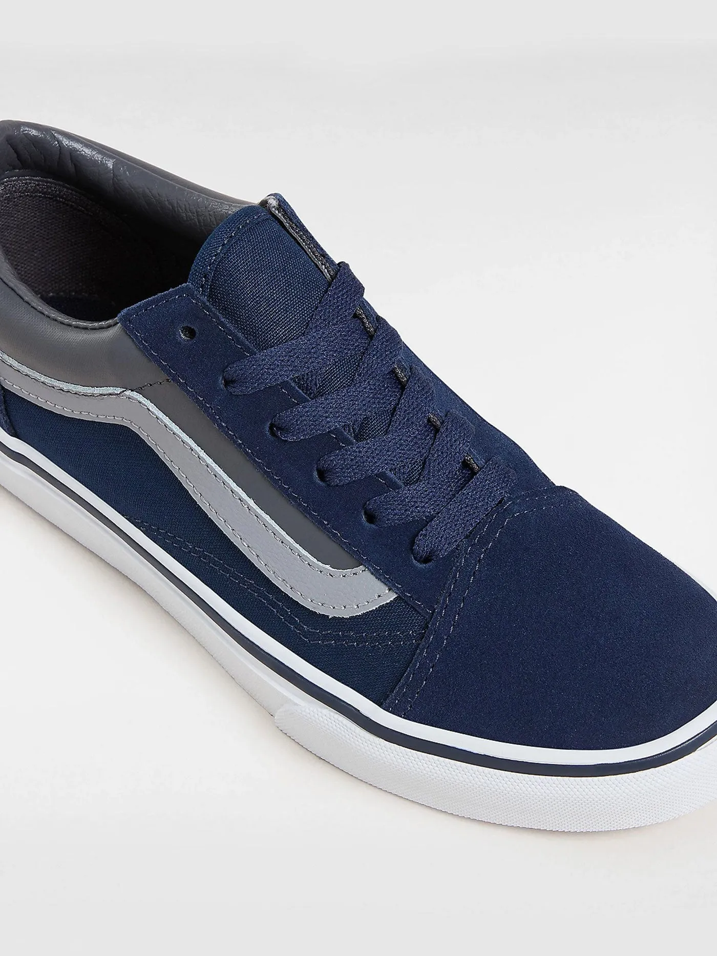 Old Skool Tonal Block Navy/Grey Shoes (Kids)