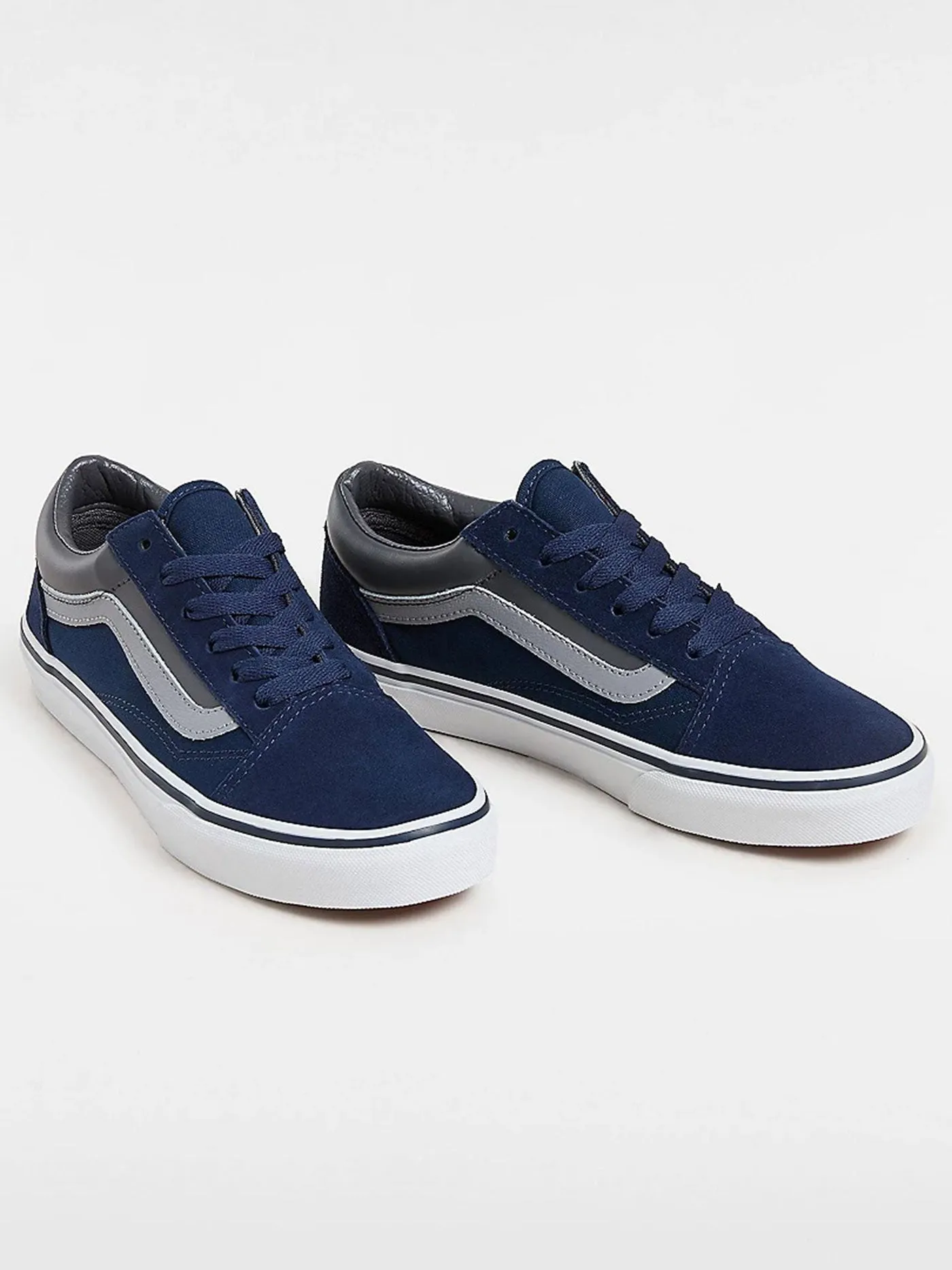 Old Skool Tonal Block Navy/Grey Shoes (Kids)