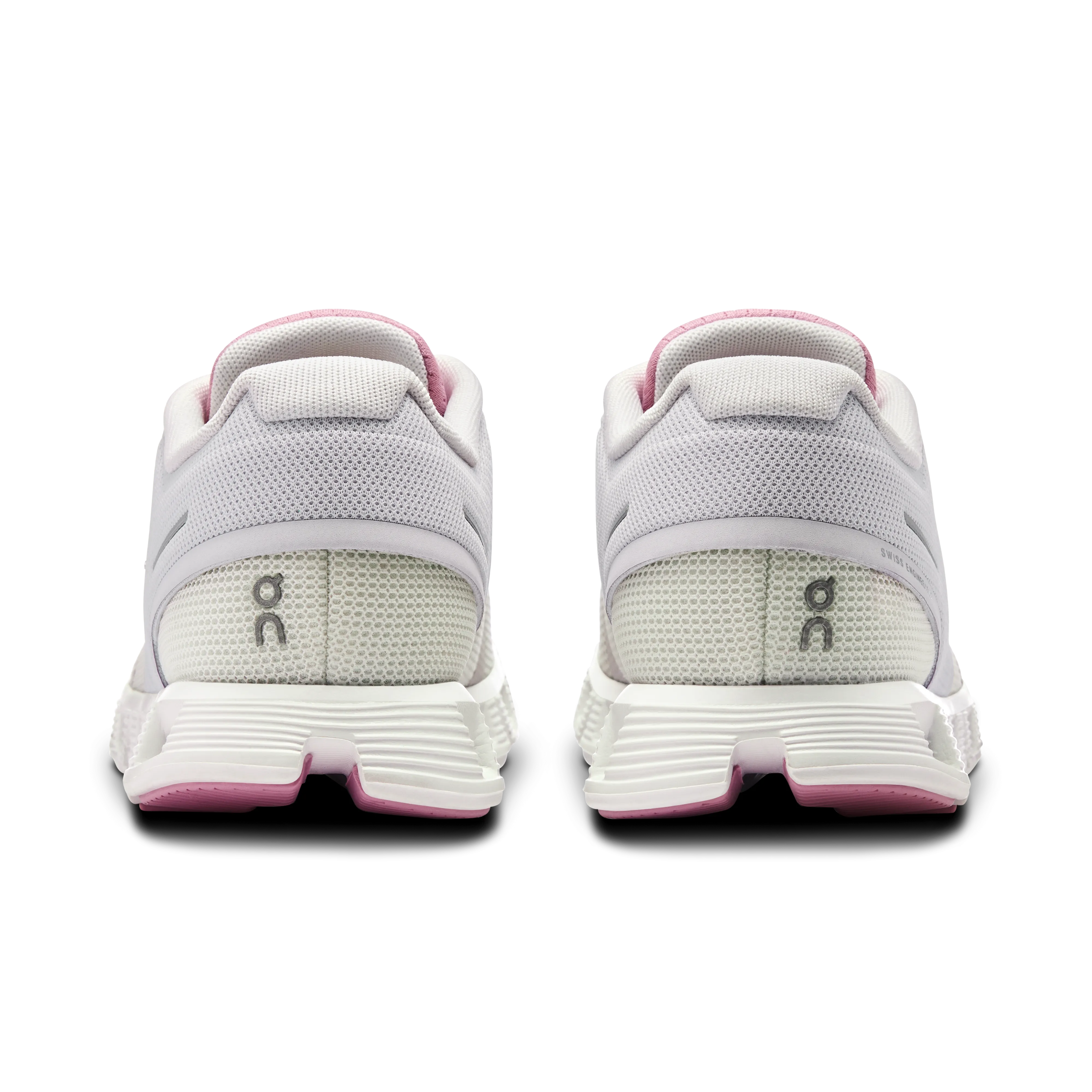 On Running Women's Cloud 5 Push Shoes - Ivory / Blossom