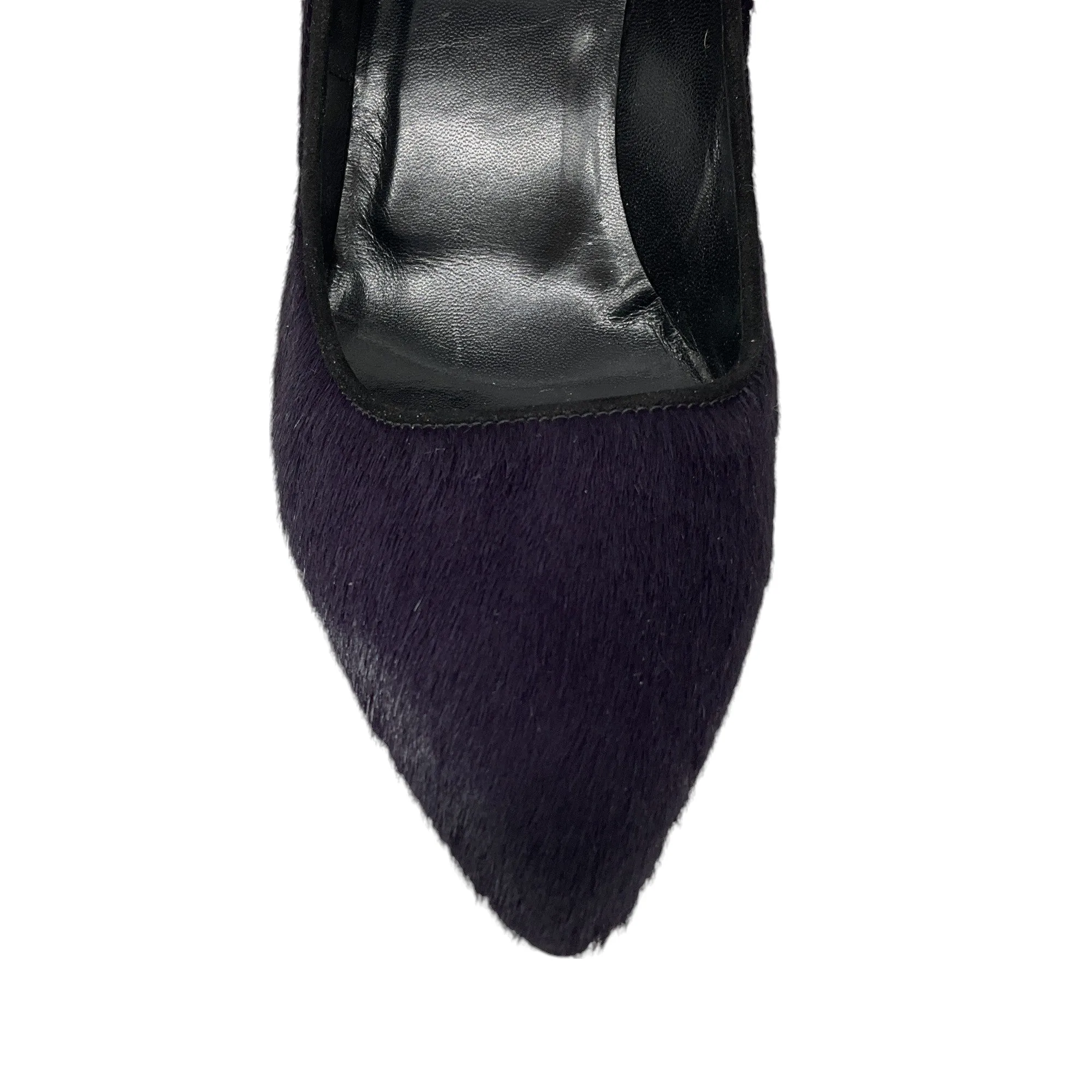 Pierre Hardy Purple Calf Hair Pumps