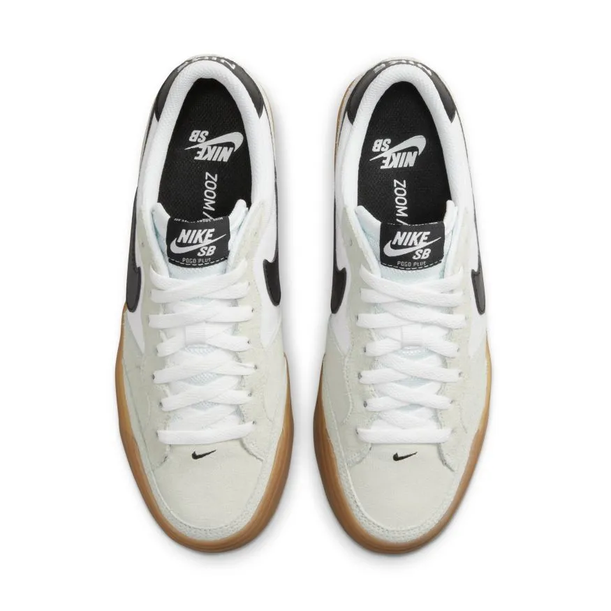 Pogo Skate Shoe (White/Gum)