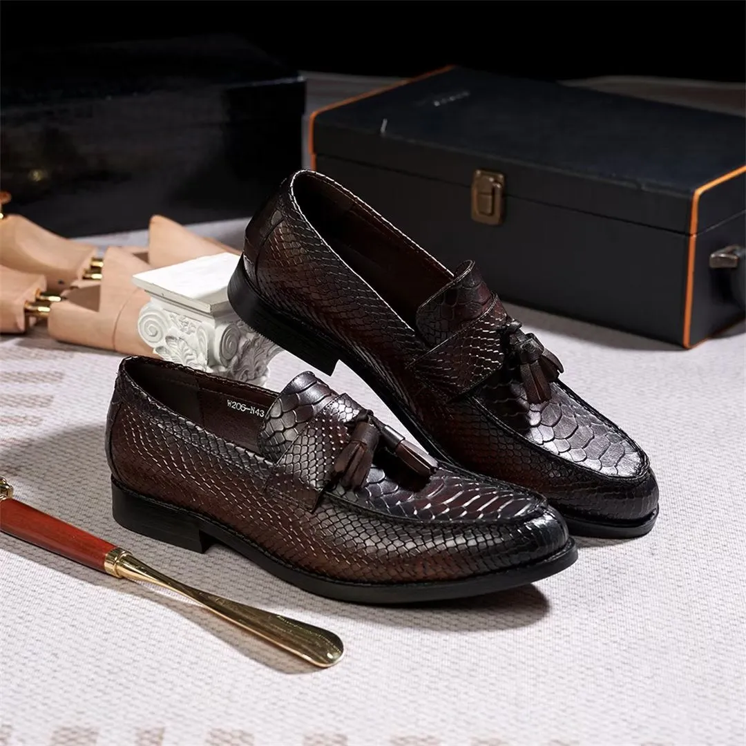 Polished Executive Slip-On Dress Shoes