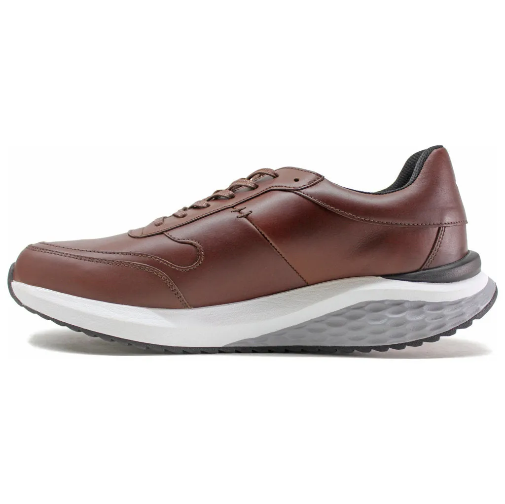 Porto II Polished Leather Men's Low-Top Trainers